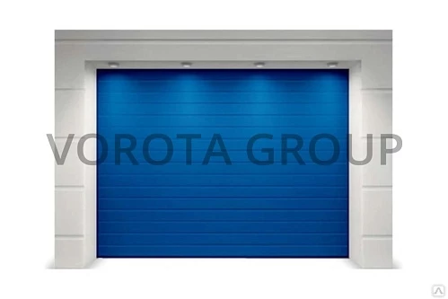 Секционные ворота для гаража Doorhan синие 2500x2100